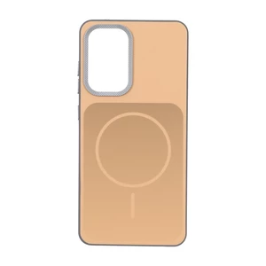 قاب مستطیلی طرح مگ سیف لنز کربن Samsung Galaxy A52 / A52s - نارنجی