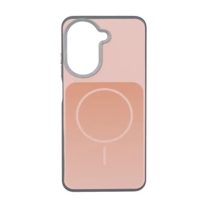 قاب مستطیلی طرح مگ سیف لنز کربن Xiaomi Redmi A5 / Poco C71 - گلبهی