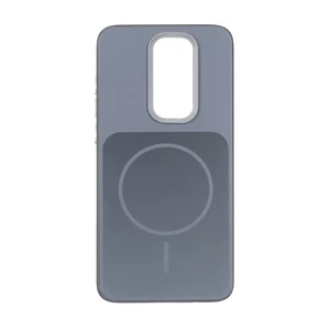 قاب مستطیلی طرح مگ سیف لنز کربن Xiaomi Redmi Note 8 Pro - خاکستری
