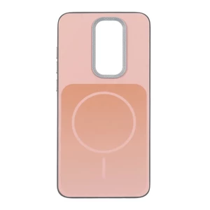 قاب مستطیلی طرح مگ سیف لنز کربن Xiaomi Redmi Note 8 Pro - گلبهی