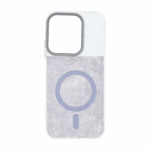 قاب مستطیلی پشت سخت براق لنز کربن طرح مگ سیف Xiaomi Redmi 15C / Poco C85 - طوسی
