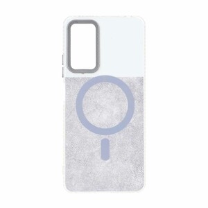 قاب مستطیلی پشت سخت براق لنز کربن طرح مگ سیف Xiaomi Redmi Note 12 Pro 4G / Redmi Note 11 Pro - طوسی