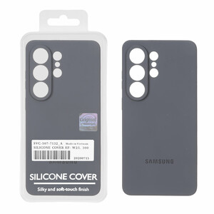قاب سیلیکونی پاک کنی اورجینال Master Quality مدل Samsung Galaxy S26 Ultra - خاکستری (پک دار)
