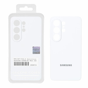 قاب سیلیکونی پاک کنی اورجینال Master Quality مدل Samsung Galaxy S26 Ultra - سفید (پک دار)