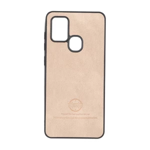 قاب HandMade جیر طرح پارچه ای Samsung Galaxy A21s - نسکافه ای