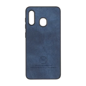 قاب HandMade جیر طرح پارچه ای Samsung Galaxy A30 / A20 - سرمه ای