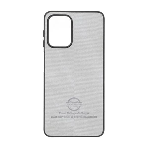 قاب HandMade جیر طرح پارچه ای Samsung Galaxy A22 4G / M22 / M32 4G / F22 - طوسی