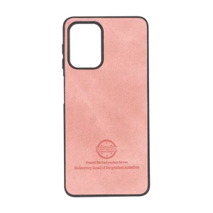 قاب HandMade جیر طرح پارچه ای Samsung Galaxy A22 4G / M22 / M32 4G / F22 - صورتی