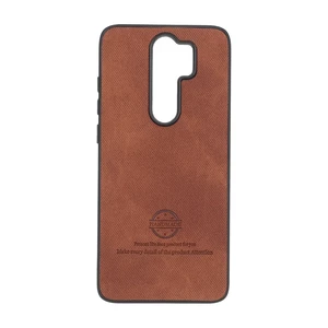 قاب HandMade جیر طرح پارچه ای Xiaomi Redmi Note 8 Pro - قهوه ای
