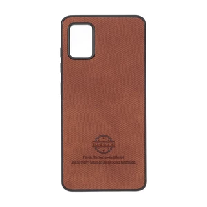 قاب HandMade جیر طرح پارچه ای Samsung Galaxy A51 / M40s - قهوه ای