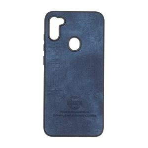 قاب HandMade جیر طرح پارچه ای Samsung Galaxy A11 / M11 - سرمه ای