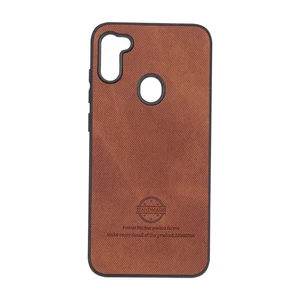 قاب HandMade جیر طرح پارچه ای Samsung Galaxy A11 / M11 - قهوه ای