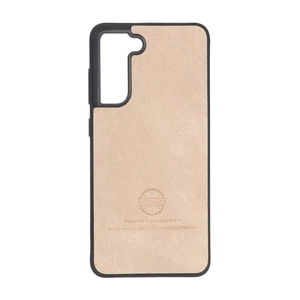 قاب HandMade جیر طرح پارچه ای Samsung Galaxy S21 FE - نسکافه ای