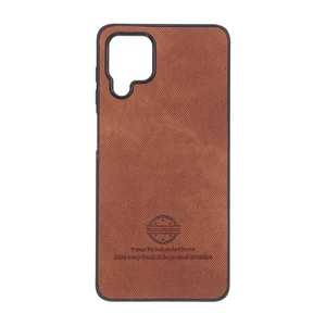 قاب HandMade جیر طرح پارچه ای Samsung Galaxy A12 / M12 / F12 - قهوه ای