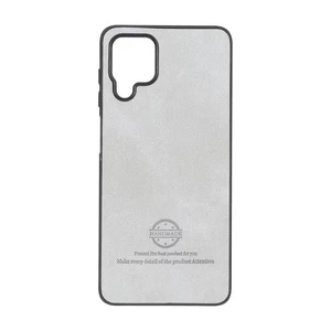 قاب HandMade جیر طرح پارچه ای Samsung Galaxy A12 / M12 / F12 - طوسی