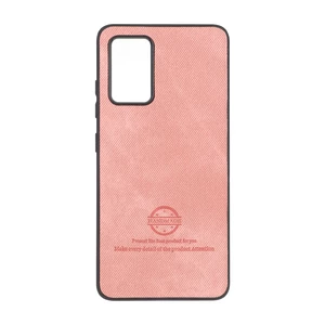 قاب HandMade جیر طرح پارچه ای Samsung Galaxy A32 4G - صورتی