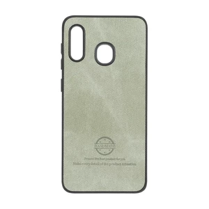 قاب HandMade جیر طرح پارچه ای Samsung Galaxy A30 / A20 - سبز