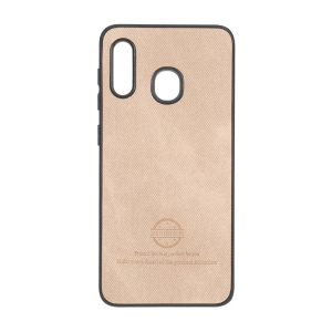 قاب HandMade جیر طرح پارچه ای Samsung Galaxy A30 / A20 - نسکافه ای
