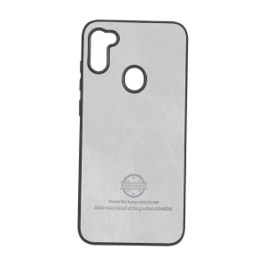 قاب HandMade جیر طرح پارچه ای Samsung Galaxy A11 / M11 - طوسی