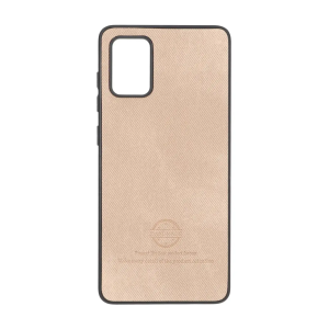 قاب HandMade جیر طرح پارچه ای Samsung Galaxy A71 - نسکافه ای