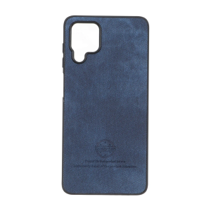 قاب HandMade جیر طرح پارچه ای Samsung Galaxy A12 / M12 / F12 - سرمه ای