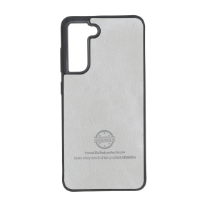 قاب HandMade جیر طرح پارچه ای Samsung Galaxy S21 FE - طوسی