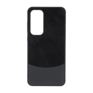 قاب دو تکه طرح چرم و جیر Samsung Galaxy S24 FE - مشکی