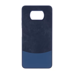 قاب دو تکه طرح چرم و جیر Xiaomi Poco X3 / Poco X3 Pro / Poco X3 NFC - سرمه ای