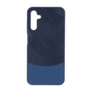 قاب دو تکه طرح چرم و جیر Samsung Galaxy A14 - سرمه ای