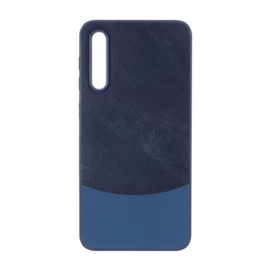 قاب دو تکه طرح چرم و جیر Samsung Galaxy A50 / A50s / A30s - سرمه ای
