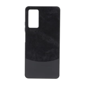 قاب دو تکه طرح چرم و جیر Xiaomi Redmi Note 12 Pro 4G / Redmi Note 11 Pro - مشکی