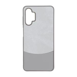 قاب دو تکه طرح چرم و جیر Samsung Galaxy A13 4G / A13 5G / A04s / M13 4G / M23 / F13 - طوسی
