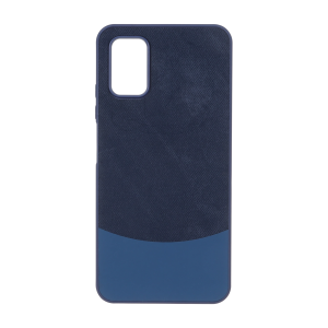 قاب دو تکه طرح چرم و جیر Xiaomi Poco M3 / Redmi 9T 4G - سرمه ای