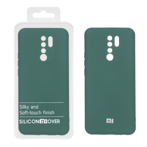 قاب نیو سیلیکون محافظ لنزدار RFF مدل Xiaomi Redmi 9 / Redmi 9 Prime / Poco M2 - سبز (پک دار)