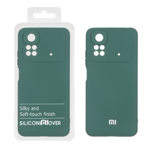 قاب نیو سیلیکون محافظ لنزدار RFF مدل Xiaomi Poco M4 Pro 4G - سبز (پک دار)