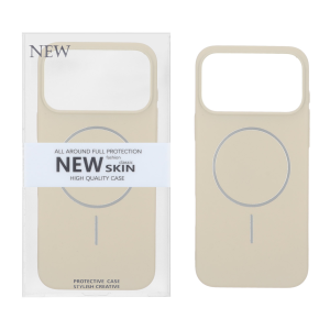 قاب اورجینال New Skin شاین MagSafe مدل Apple iPhone 17 Pro Max - کرم (پک دار)