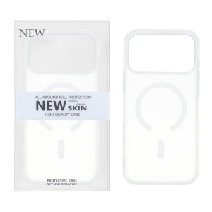 قاب New Skin مات Magsafe مدل Apple iPhone 17 Pro Max - سفید (پک دار)