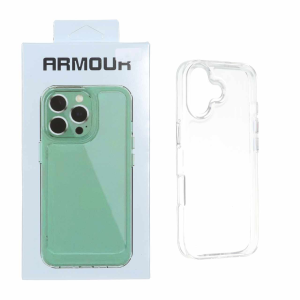 قاب Armour شفاف دور ژله ای Apple iPhone 17 (پک دار)