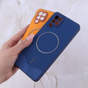 قاب Line Case جیر MagSafe فلزی محافظ لنزدار Xiaomi Redmi 10C / Redmi 10 Power / Poco C40 - مشکی