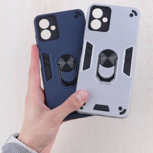قاب بتمن هولدر لیزری Xiaomi Poco F3 / Redmi Mi 11i / Redmi K40 - سرمه ای