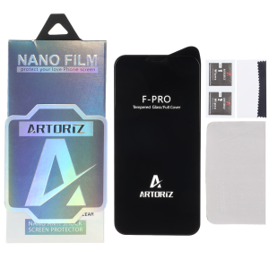 محافظ صفحه نمایش شیشه ای اورجینال Full Cover Artoriz مدل Apple iPhone 11 / iPhone XR (پک دار)