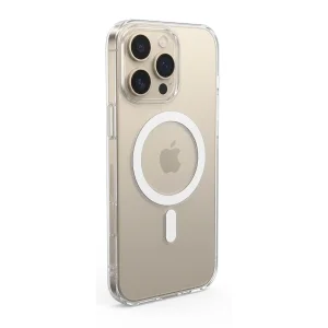 قاب شفاف Apple iPhone 16 Pro Max با قابلیت شارژ MagSafe - سفید (پک دار)