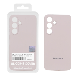 قاب سیلیکونی پاک کنی اورجینال Master Quality مدل Samsung Galaxy S25 FE - خاکی (پک دار)