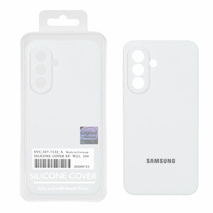 قاب سیلیکونی پاک کنی اورجینال Master Quality مدل Samsung Galaxy A37 - سفید (پک دار)