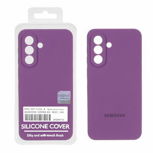قاب سیلیکونی پاک کنی اورجینال Master Quality مدل Samsung Galaxy A37 - ارغوانی (پک دار)