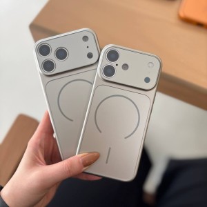 قاب اورجینال AG Glass محافظ لنز برجسته براق Magsafe ایفون