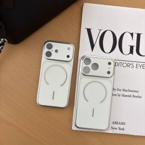 قاب اورجینال AG Glass محافظ لنز برجسته براق Magsafe ایفون