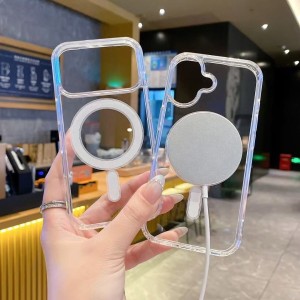 قاب شفاف Xiaomi Redmi A5 / Poco C71 با قابلیت شارژ MagSafe (پک دار)