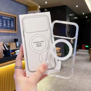 قاب شفاف Apple iPhone 17 Pro با قابلیت شارژ MagSafe - کد 1 (پک دار)