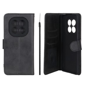 کیف موبایل مگنتی Crystal داخل مخمل Xiaomi Redmi Note 15 Pro 4G - سرمه ای